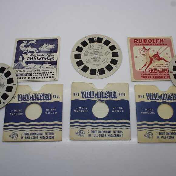 19 Vintage 1940s-50s Sawyers Single View-Master Reels Fairy Tales Hawaii Flowers - Picture 12 of 16